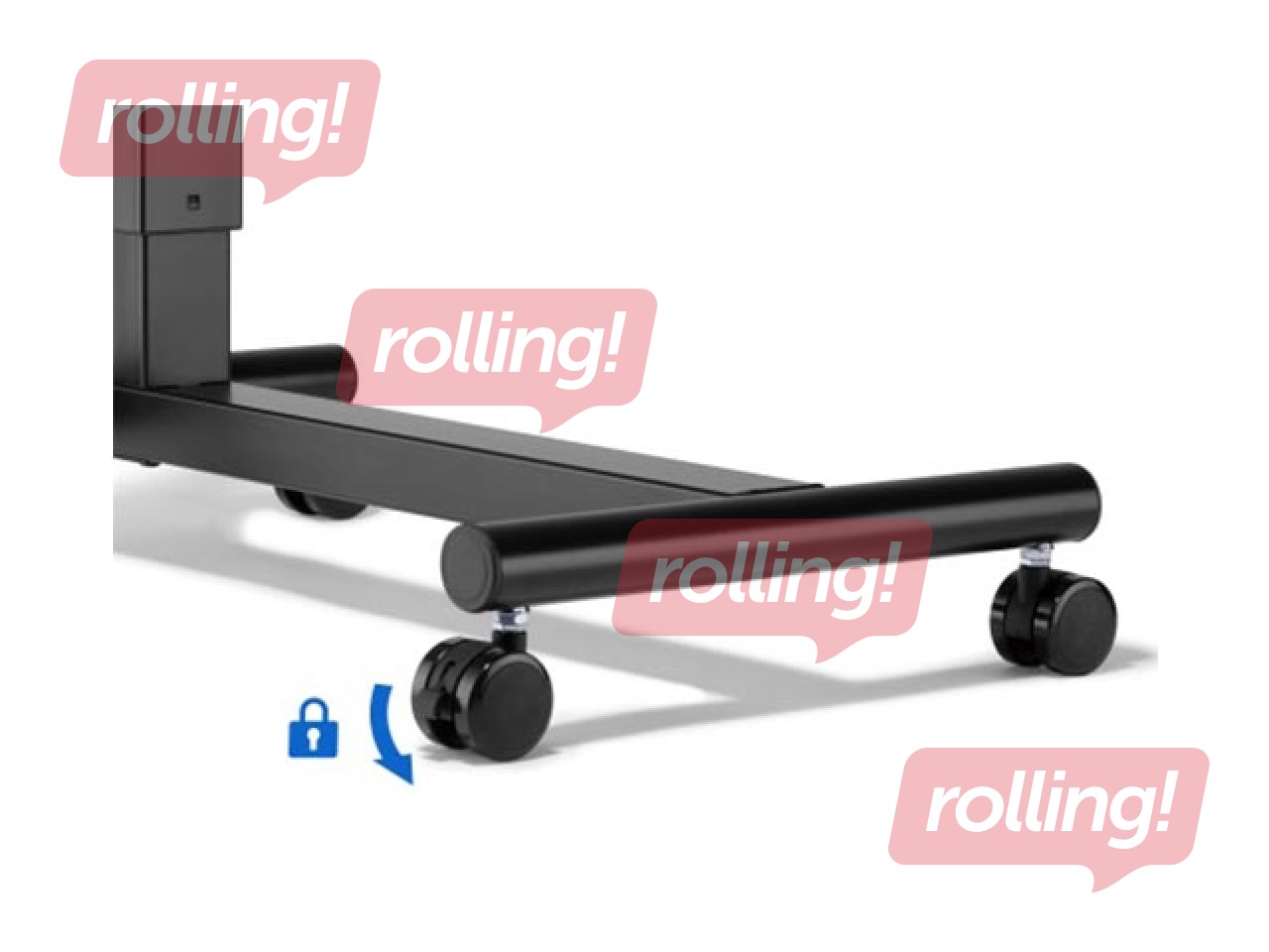 Reguleeritava kõrgusega laud Up Up, Forseti, must