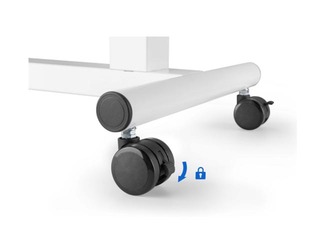 Augstumā regulējams galds Up Up, Forseti, balts