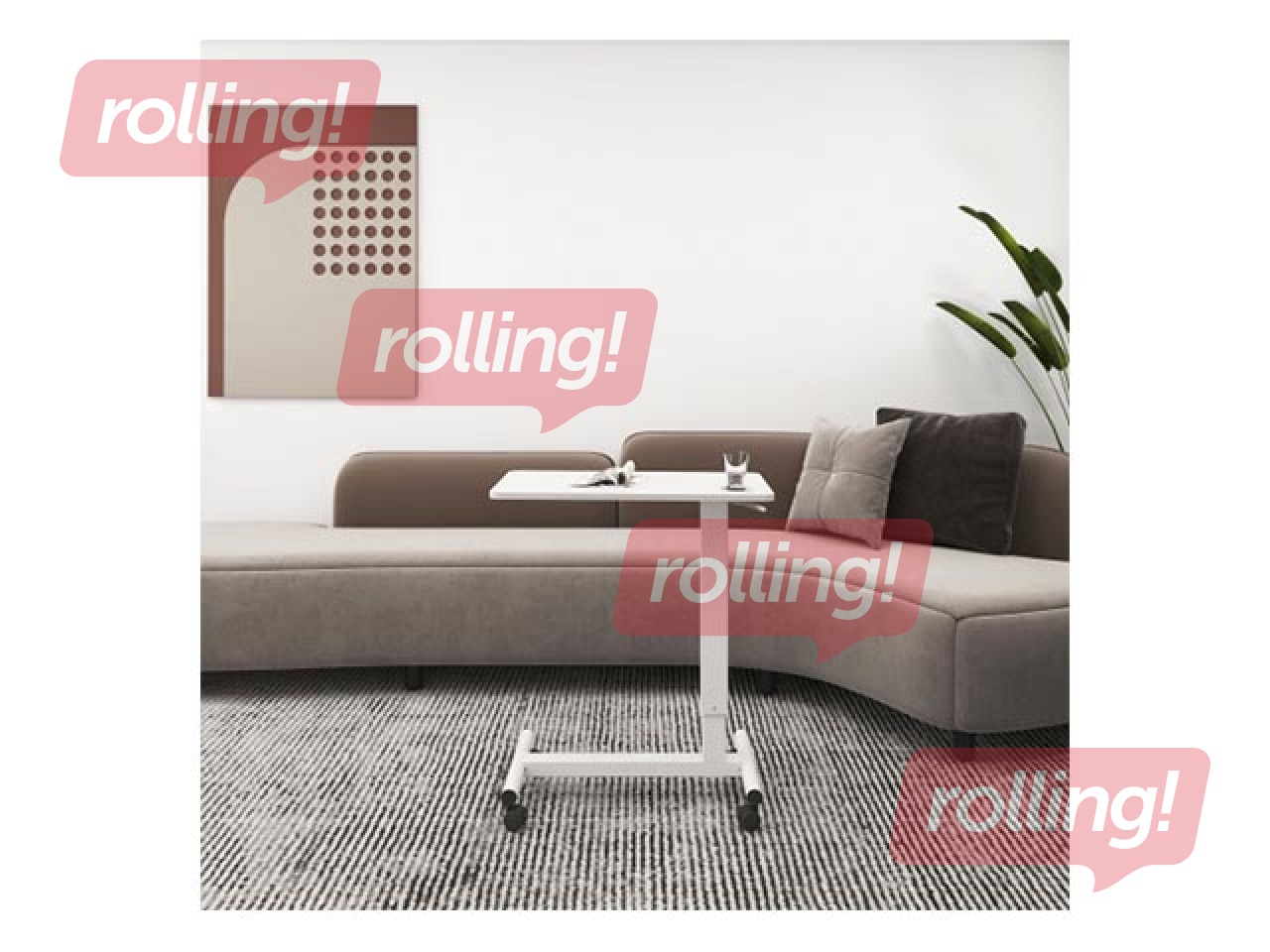 Augstumā regulējams galds Up Up, Forseti, balts