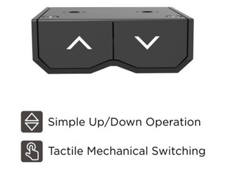 Стол с регулируемой высотой Up Up, Frigg, черный 