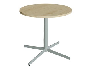 Galds Solo, pelēks rāmis, kļavas toņa virsma, 90x60.5cm