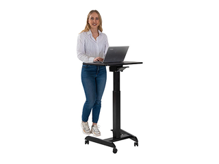 Augstumā regulējams galds Sun-Flex, Easydesk Pro, melns, 60x52cm