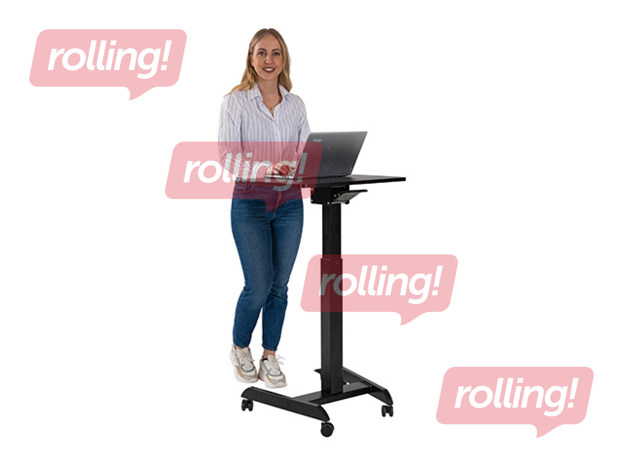 Стол с регулируемой высотой Sun-Flex, Easydesk Pro, чёрный