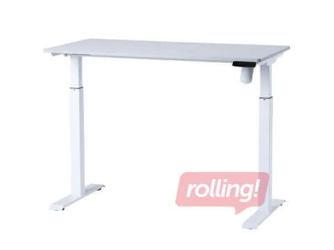 Augstumā regulējams galds Sun-Flex Easydesk Elite, balts, 120x60cm