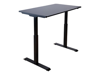 Augstumā regulējams galds Sun-Flex Easydesk Elite, melns, 120x60cm