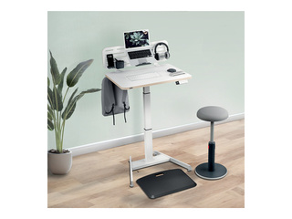 Augstumā regulējams galds Leitz Ergo, Stand-Up Reminder, balts, 80x60cm