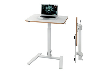 Height adjustable desk Leitz Ergo, foldable, white
