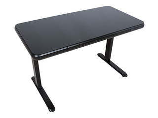 Augstumā regulējams galds Ergo Fit, melns, 122x62cm