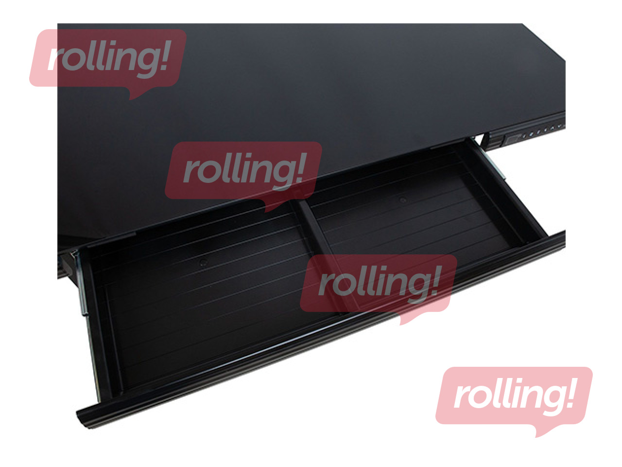 Augstumā regulējams galds Ergo Fit, melns, 122x62cm