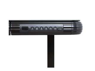 Augstumā regulējams galds Ergo Fit, melns, 122x62cm