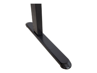 Augstumā regulējams galds Ergo Fit, melns, 122x62cm
