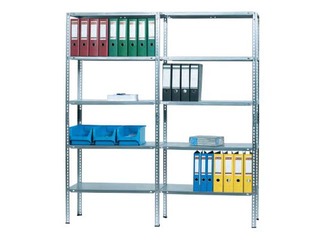 Noliktavas plaukts Alco, sudraba, 160x40x180cm