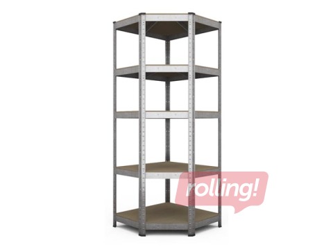 Storage shelf Haushalt Corner, 90 cm x 45 cm x 180 cm 