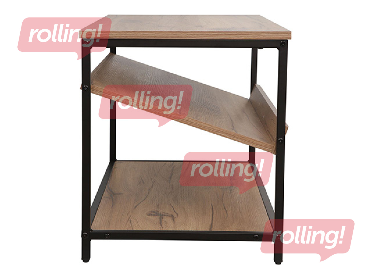 Jalatsiriiul Dimitra, must, pruun, 80×40×45cm