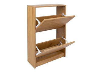 Apavu skapis Aalborg, brūns, 49x18x84cm