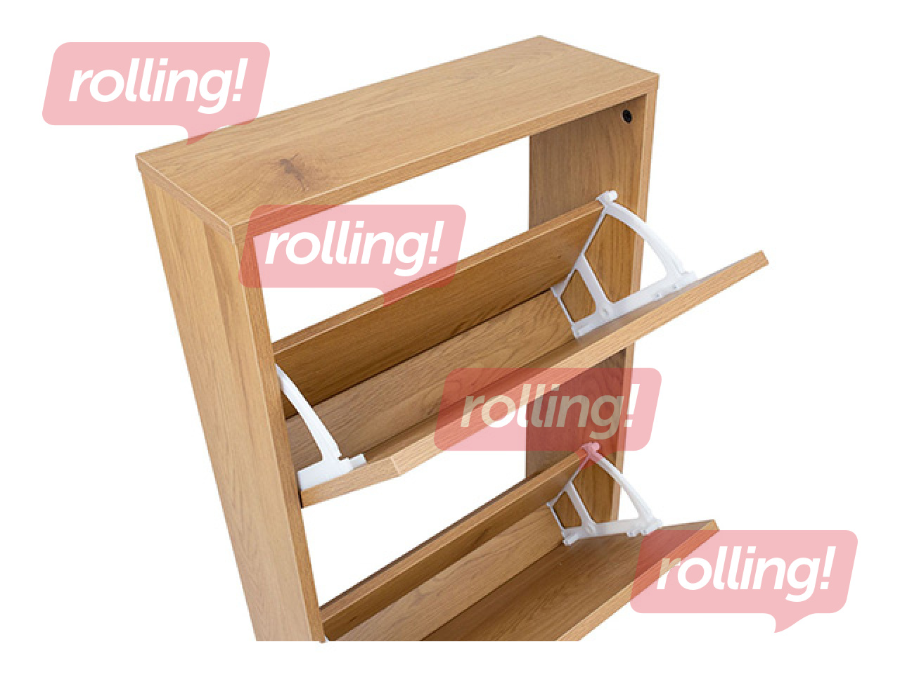 Apavu skapis Aalborg, brūns, 49x18x84cm