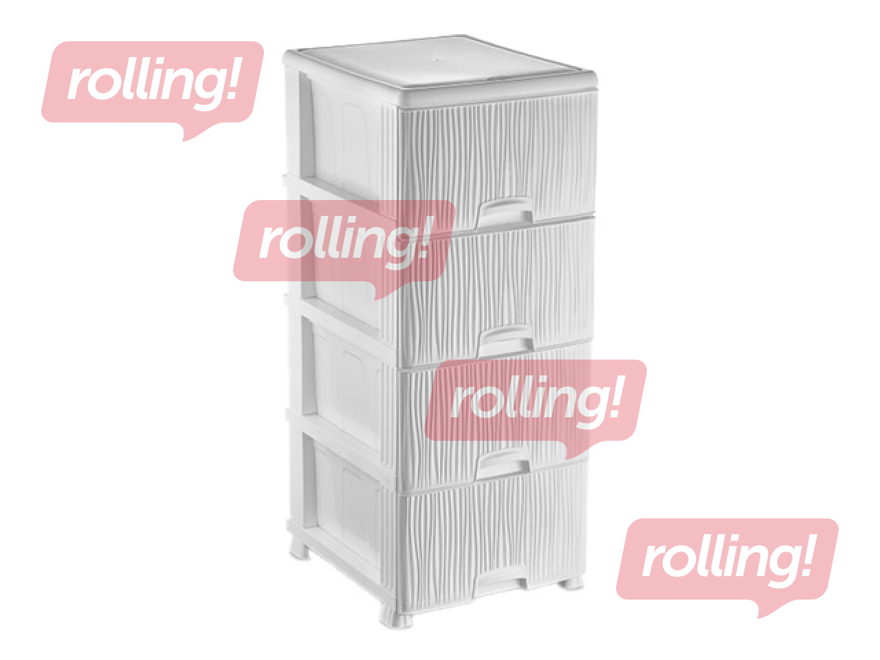 Kumode Ozer, Wavy, balta, 43x37.5x89.5cm