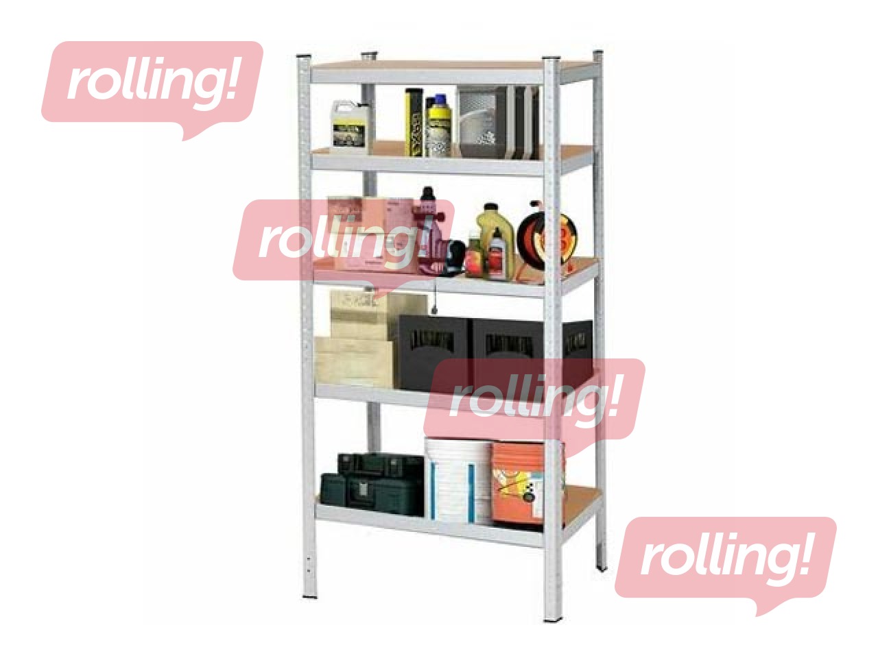 Noliktavas plaukts Springos, 75x30x150cm