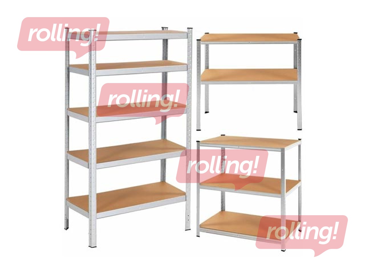 Noliktavas plaukts Springos, 75x30x150cm