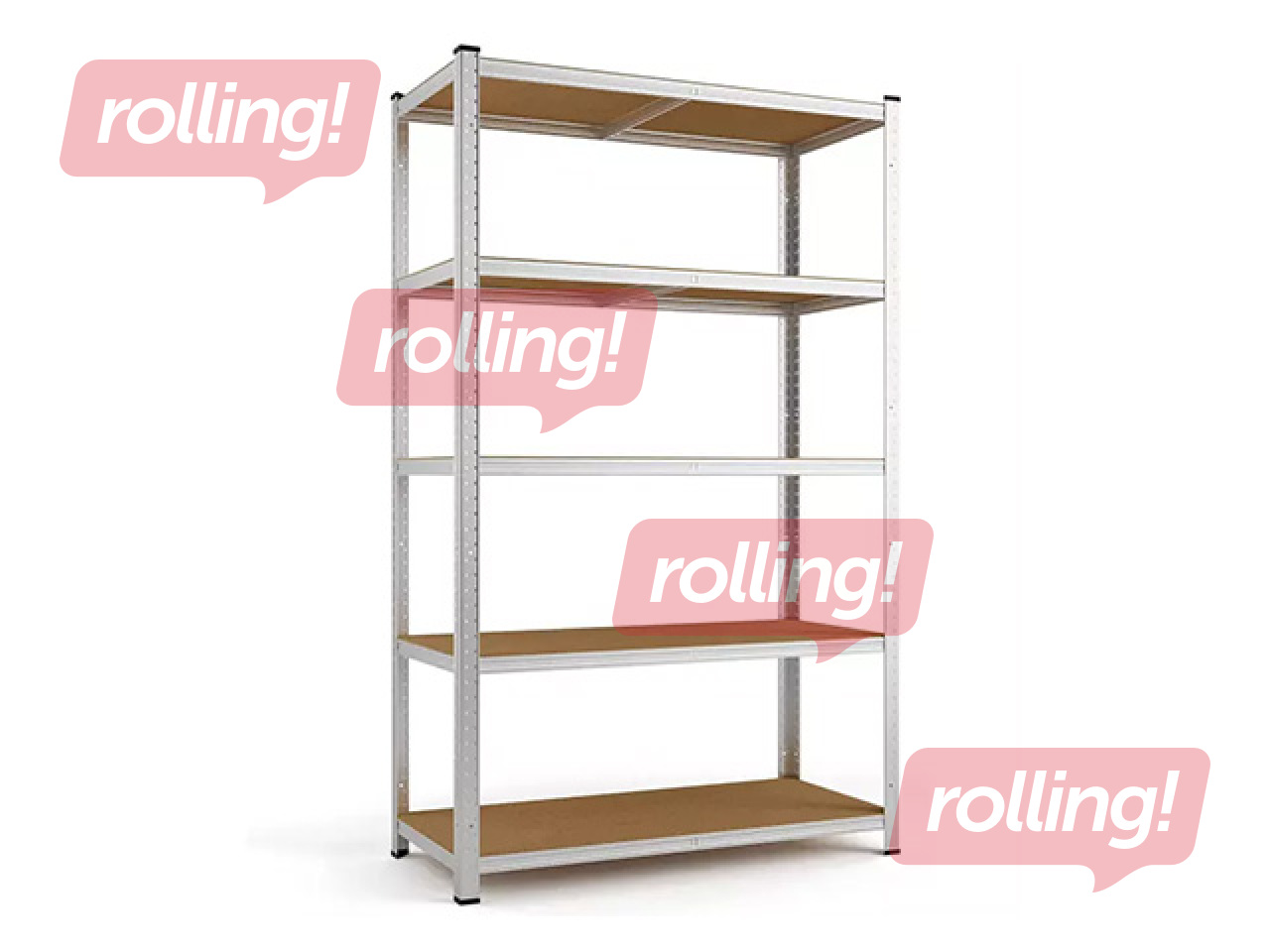 Warehouse shelving unit Springos, 180×90×40cm