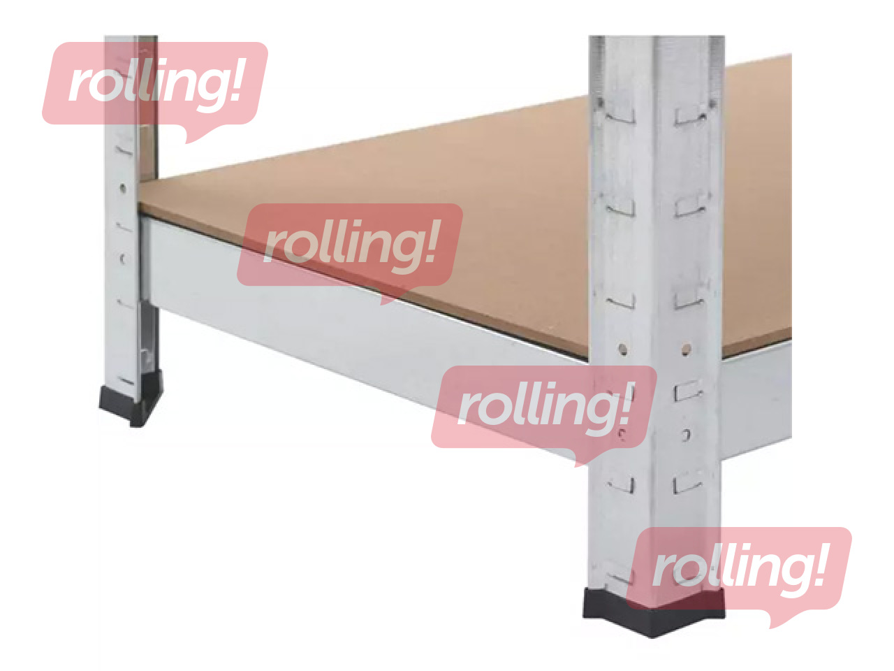 Warehouse shelving unit Springos, 180×90×40cm