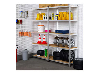 Warehouse shelving unit Springos, 180×90×40cm
