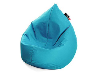 Bean Bag Qubo Drizzle Drop Wave Blue, Pop Fit