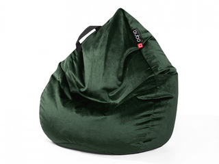 Детское кресло-мешок Qubo Drizzle Drop Emerald, Fresh Fit