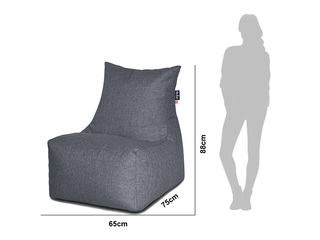 Bean Bag Chair – Qubo™ Burma Redwood, Mesh Fit