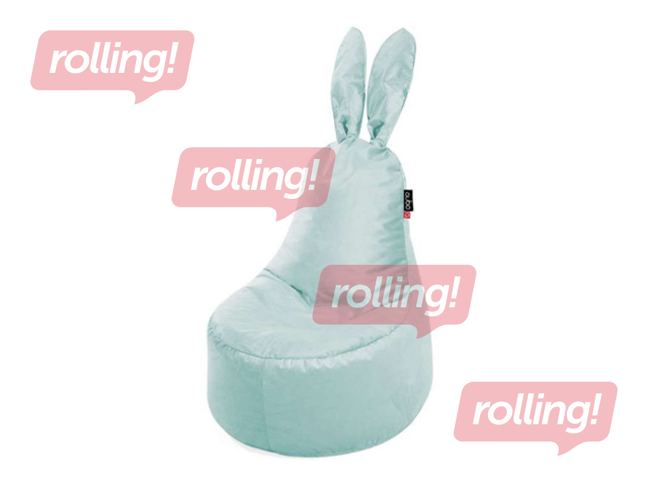 Sēžammaiss Qubo Daddy Rabbit Menthe, Velvet Fit