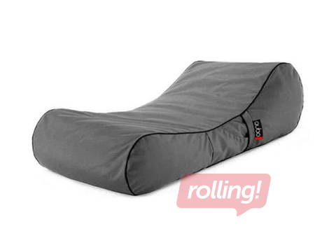 Bean Bag Qubo Flat Lounger Graphite, Pop Fit