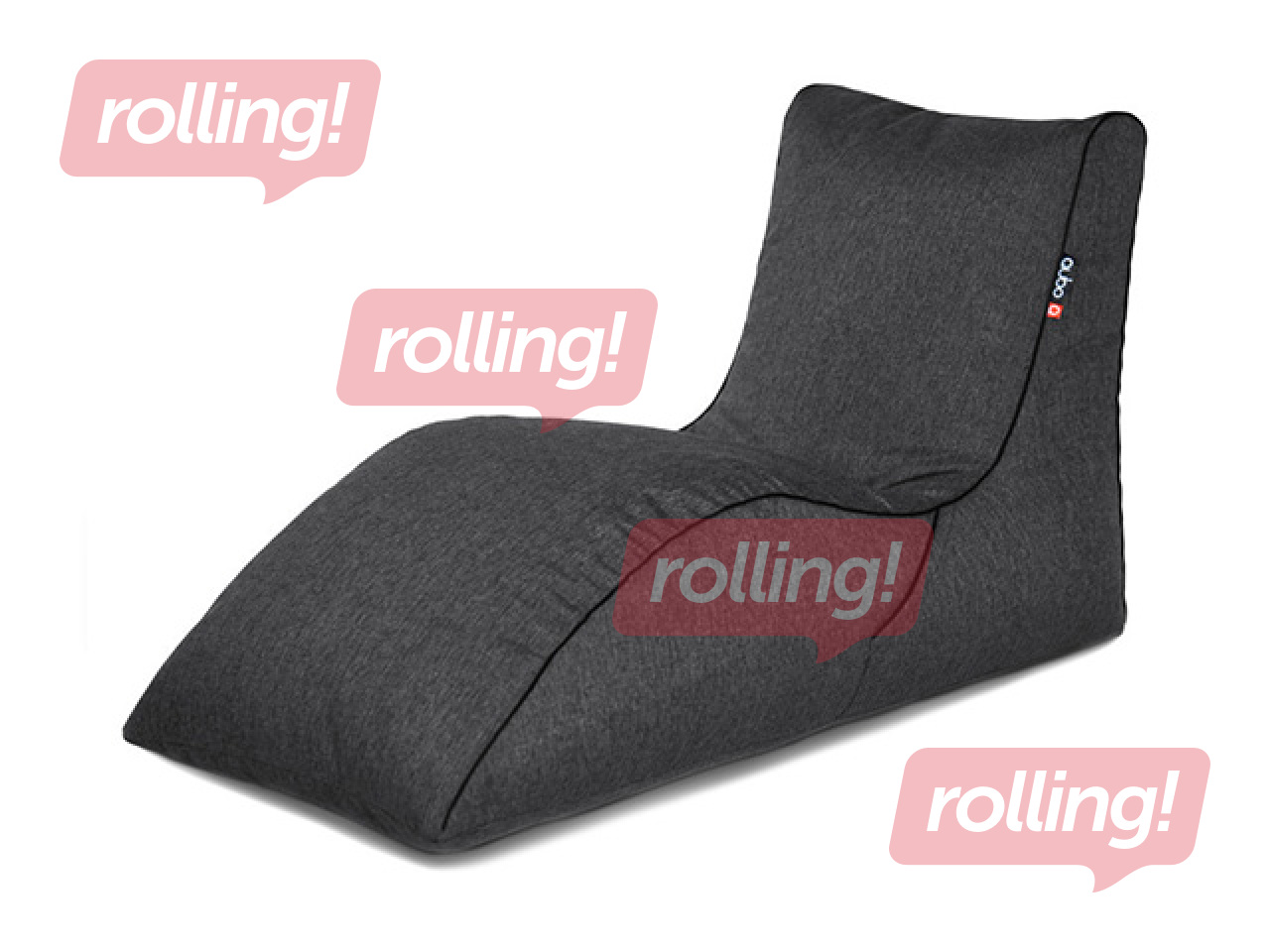 Sēžammaiss Qubo Longer Ebony, Mesh Fit