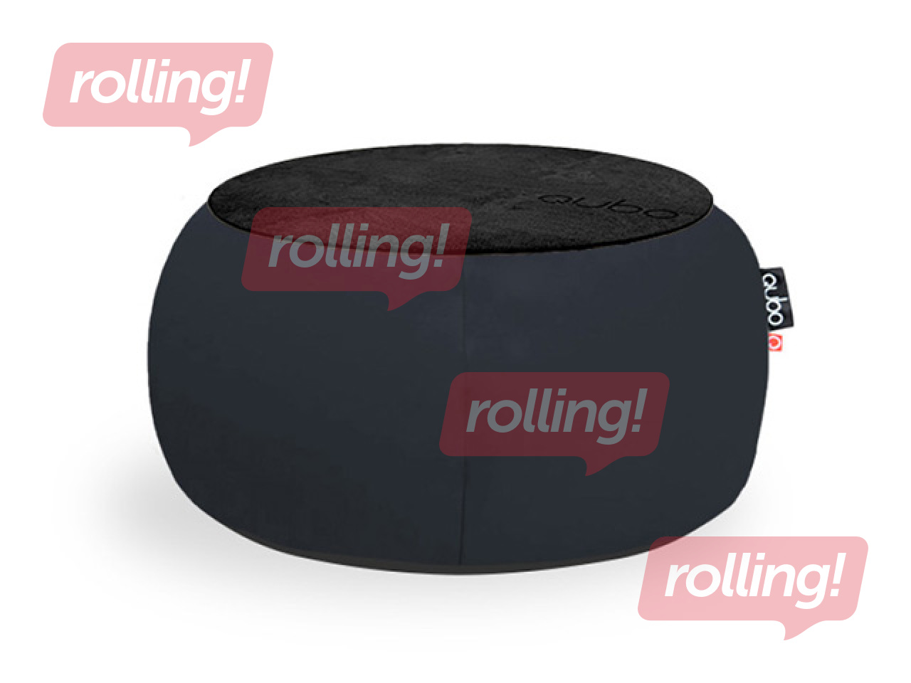 Sēžamgalds Qubo Combo Just Table + Just Top Black, Soft Fit