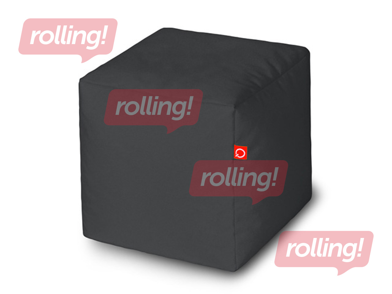 Pufs Qubo Cube 50 Graphite, Pop Fit