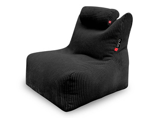 Qubo Mini Noa Onyx, Feel Fit Bean Bag Chair