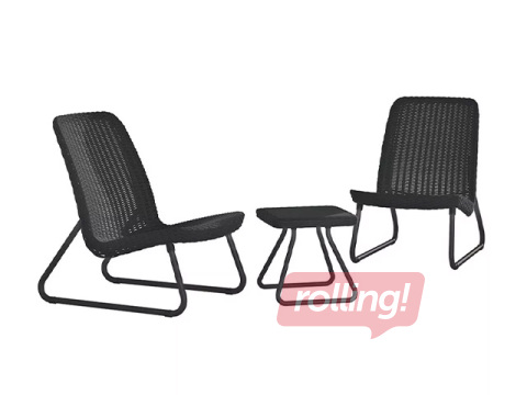 Dārza mēbeļu komplekts Keter Rio, Patio Set, pelēks