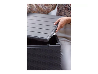 Garden table, storage box Keter Vigo, grey