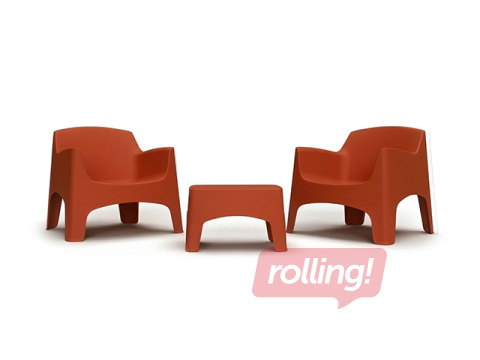 Комплект садовой мебели Bica Set, Ibiza Terrace, кирпично-красный