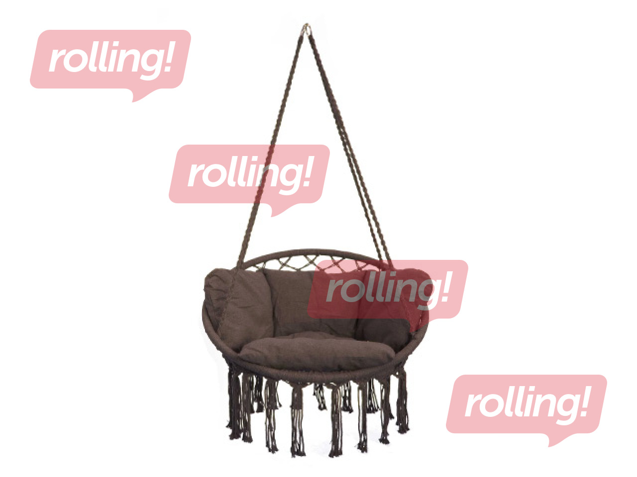 Hanging chair Domoletti Lifestyle, brown