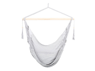 Piekaramais šūpuļkrēsls Carina, pelēks