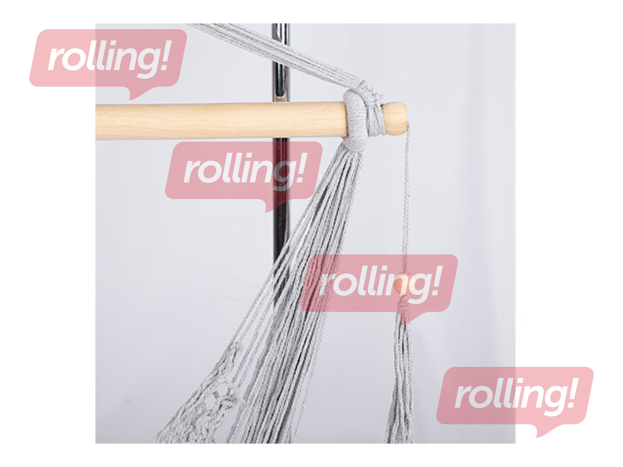 Piekaramais šūpuļkrēsls Carina, pelēks