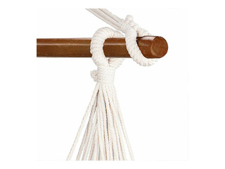 Piekaramais šūpuļkrēsls Springos, Brazīlijas, pelēks, bēšs