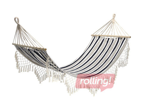 Hammock Romance, blue, striped, 190×100cm