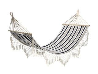 Hammock Romance, blue, striped, 190×100cm