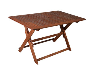 Table Modena, foldable, meranti wood, 135x80x74cm