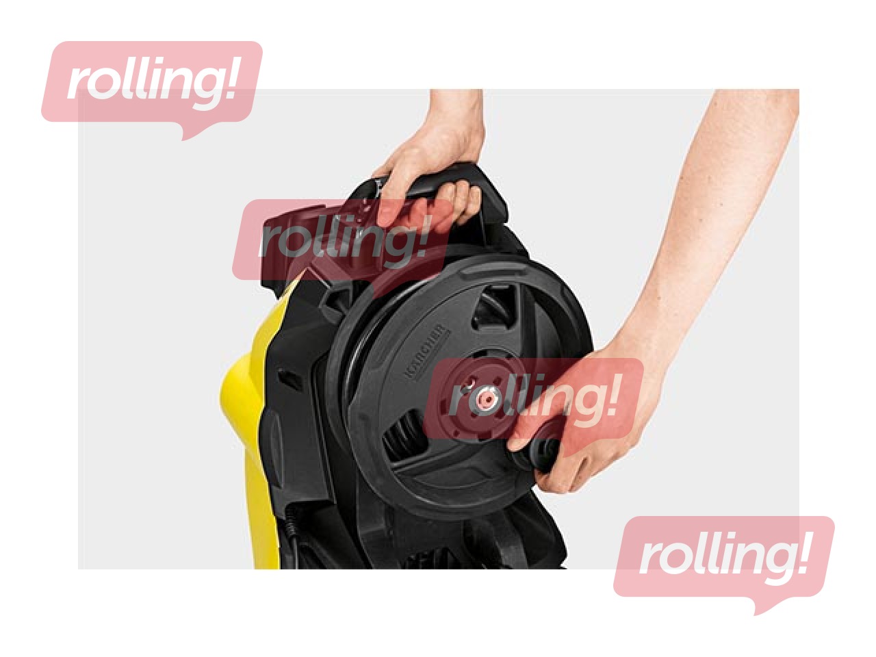 Augstspiediena mazgātājs K4 Premium, dzeltens 