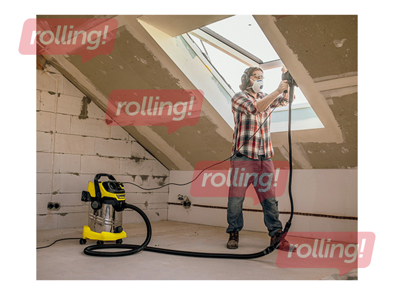 Vacuum cleaner Kärcher WD 6 P S V-30/8/35/T for wet and dry cleaning, 30 L