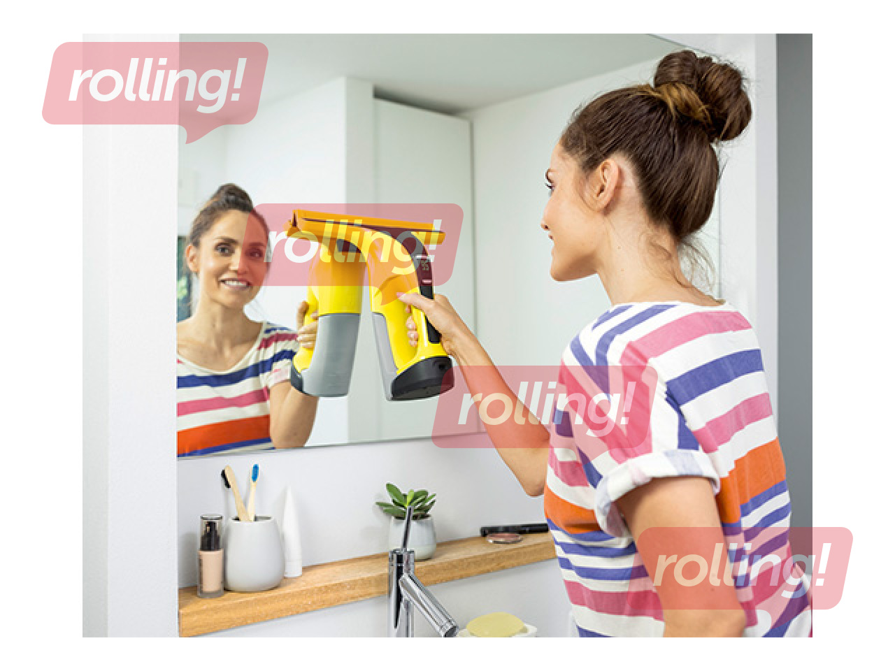 Logu tīrītājs WV 6 Plus Karcher, dzeltens