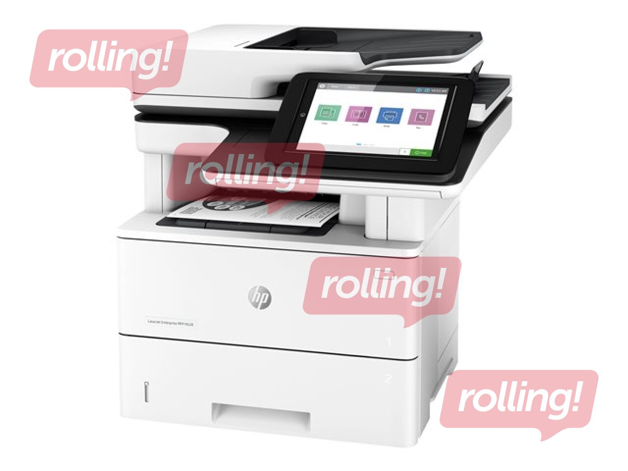Daudzfunkciju melnbaltais lāzerprinteris HP LaserJet Enterprise M528dn