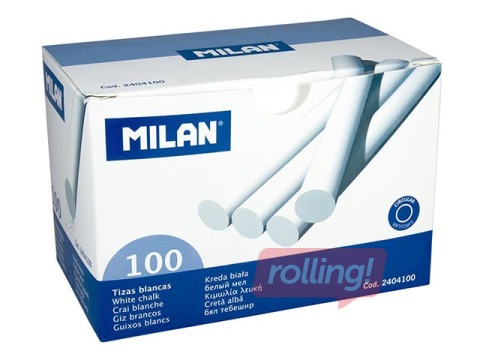 Мел Milan, белый, 100 шт.